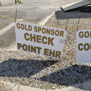 Gold Sponsor check point