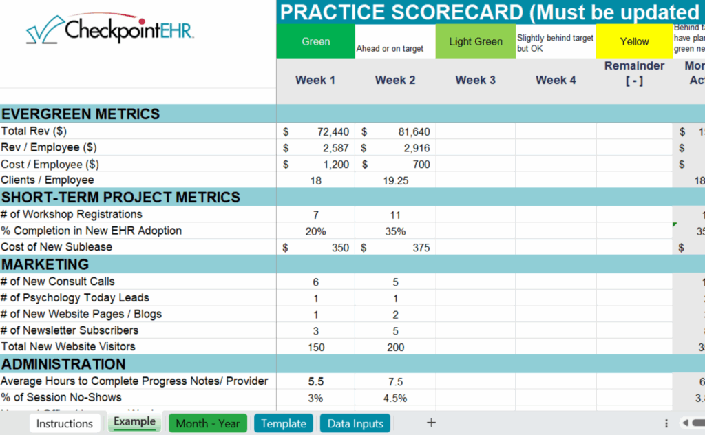 Do You have a System to Track Your Therapy Business Goals?